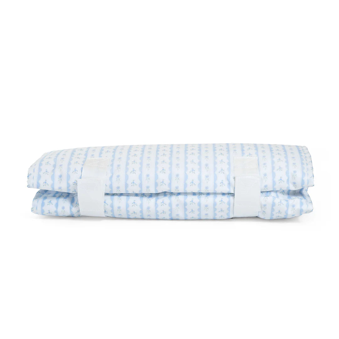 NAP MAT - RIBBON FLORAL BLUE