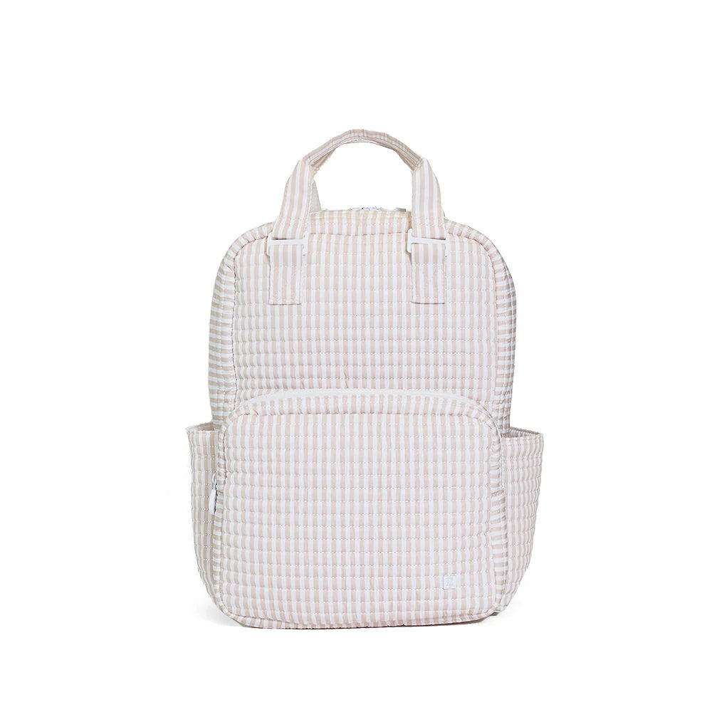 TRVL QUILTED DIAPER BAG - PIMLICO STRIPE SAND