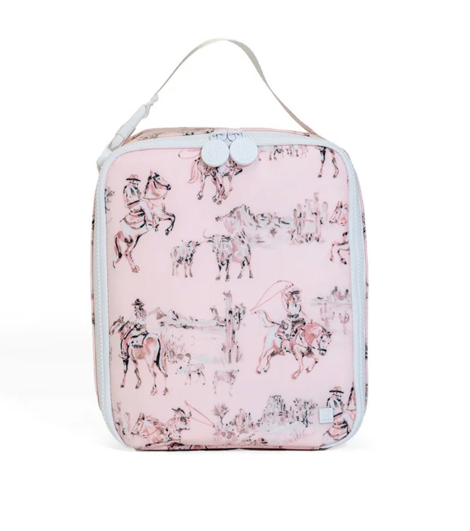 LUNCH BOX INSULATED - COWGIRL TOILE