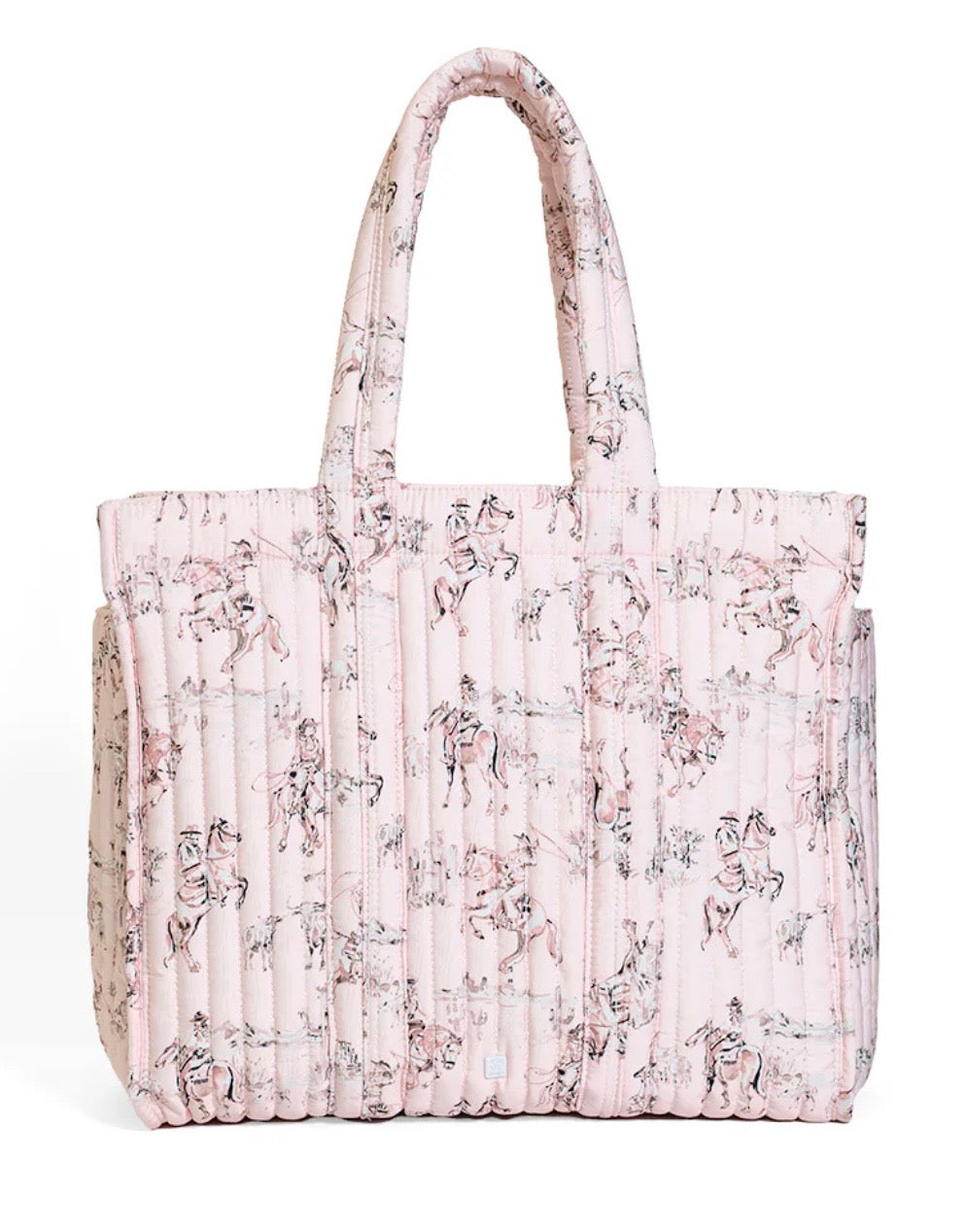 QUILTED GO GO TOTE - COWGIRL TOILE