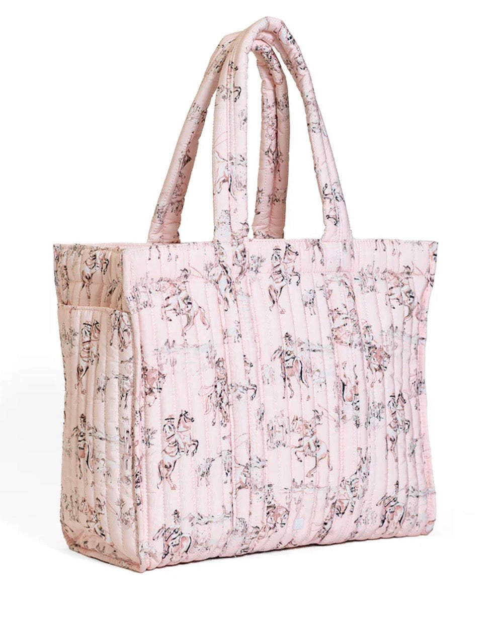 QUILTED GO GO TOTE - COWGIRL TOILE