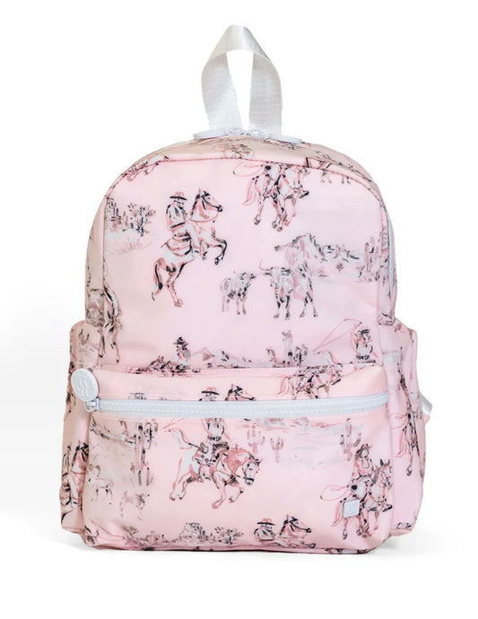 TRVL MINI BACKER - COWGIRL TOILE