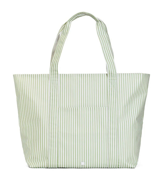 JUMBO TOTE - PIMLICO STRIPE SAGE
