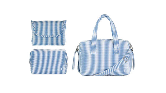 STROLLER BAG BUNDLE - PIMLICO STRIPE CHAMBRAY (3 PIECE)