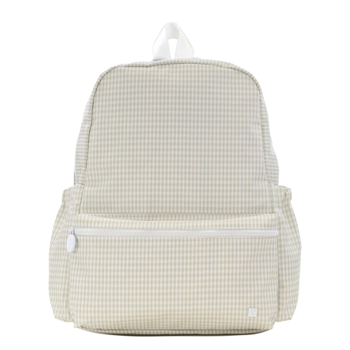 TRVL BACKPACKER - GINGHAM PEARL GREY