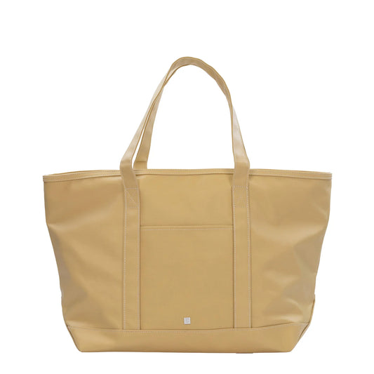 MAXI TOTE COATED CANVAS - KHAKI