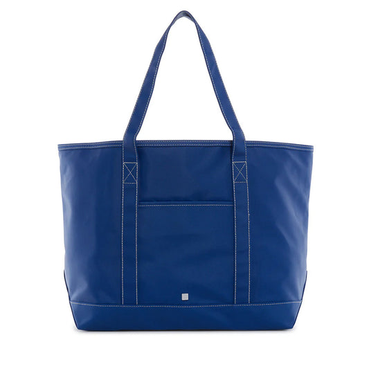 MAXI TOTE COATED CANVAS - BLUE BELL