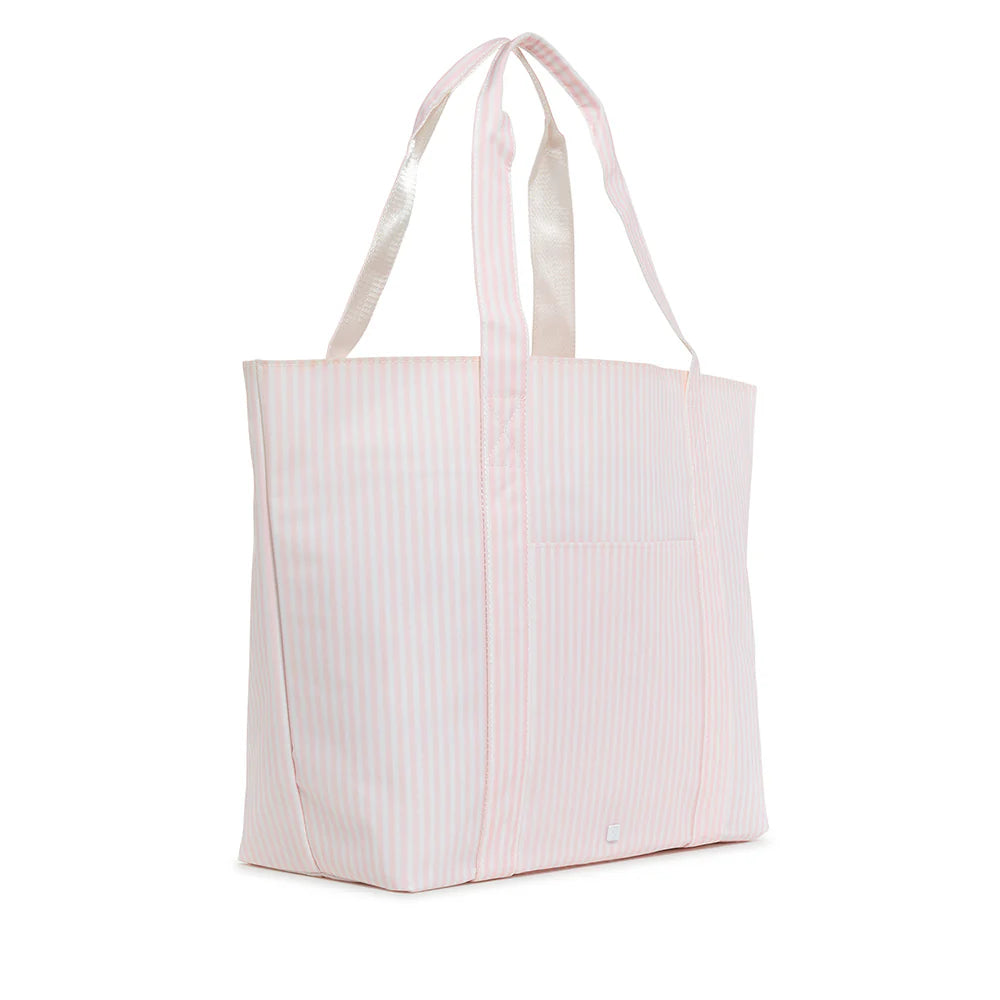 JUMBO TOTE - PIMLICO STRIPE PINK