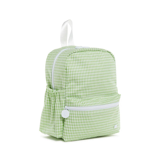 TRVL MINI BACKER - GINGHAM LEAF