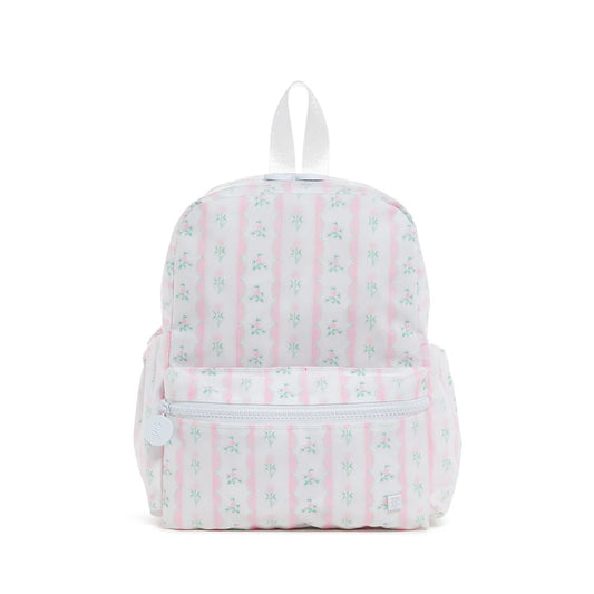 TRVL MINI BACKER - RIBBON FLORAL PINK