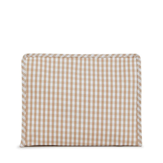 LARGE ROADIE - GINGHAM KHAKI