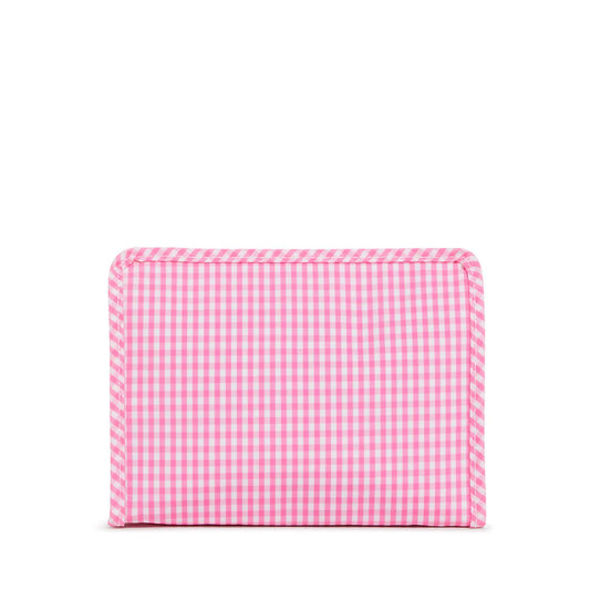 MEDIUM ROADIE - GINGHAM PINK