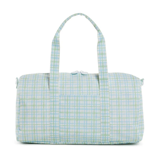 WEEKENDER DUFFEL BAG - CLASSIC PLAID GREEN