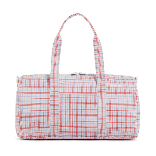 WEEKENDER DUFFEL BAG - CLASSIC PLAID RED
